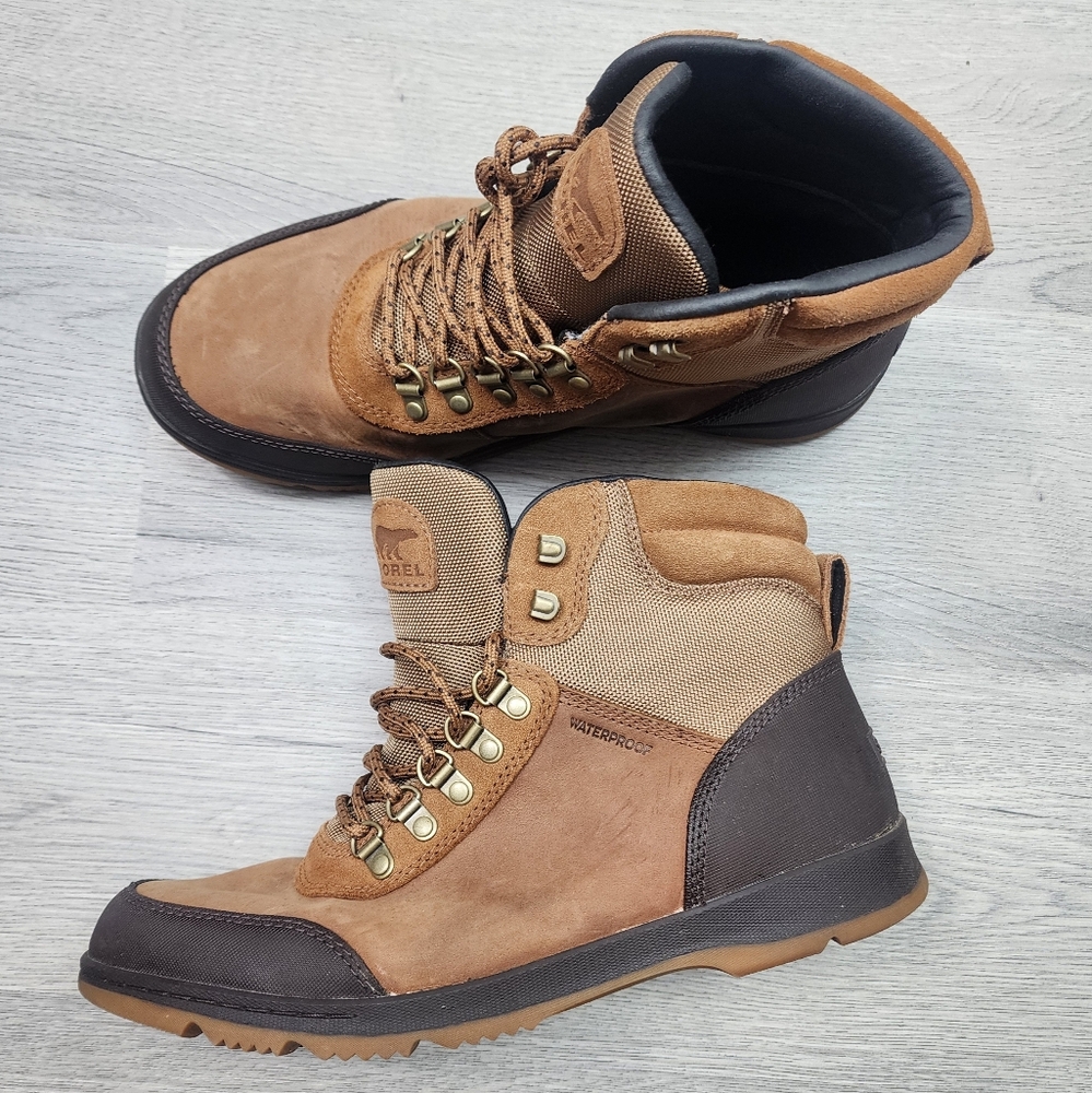 Sorel Ankeny II Men's Hiker Waterproof Boots NM4981-2421 Brown 9.5